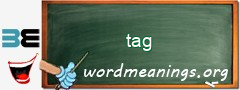 WordMeaning blackboard for tag